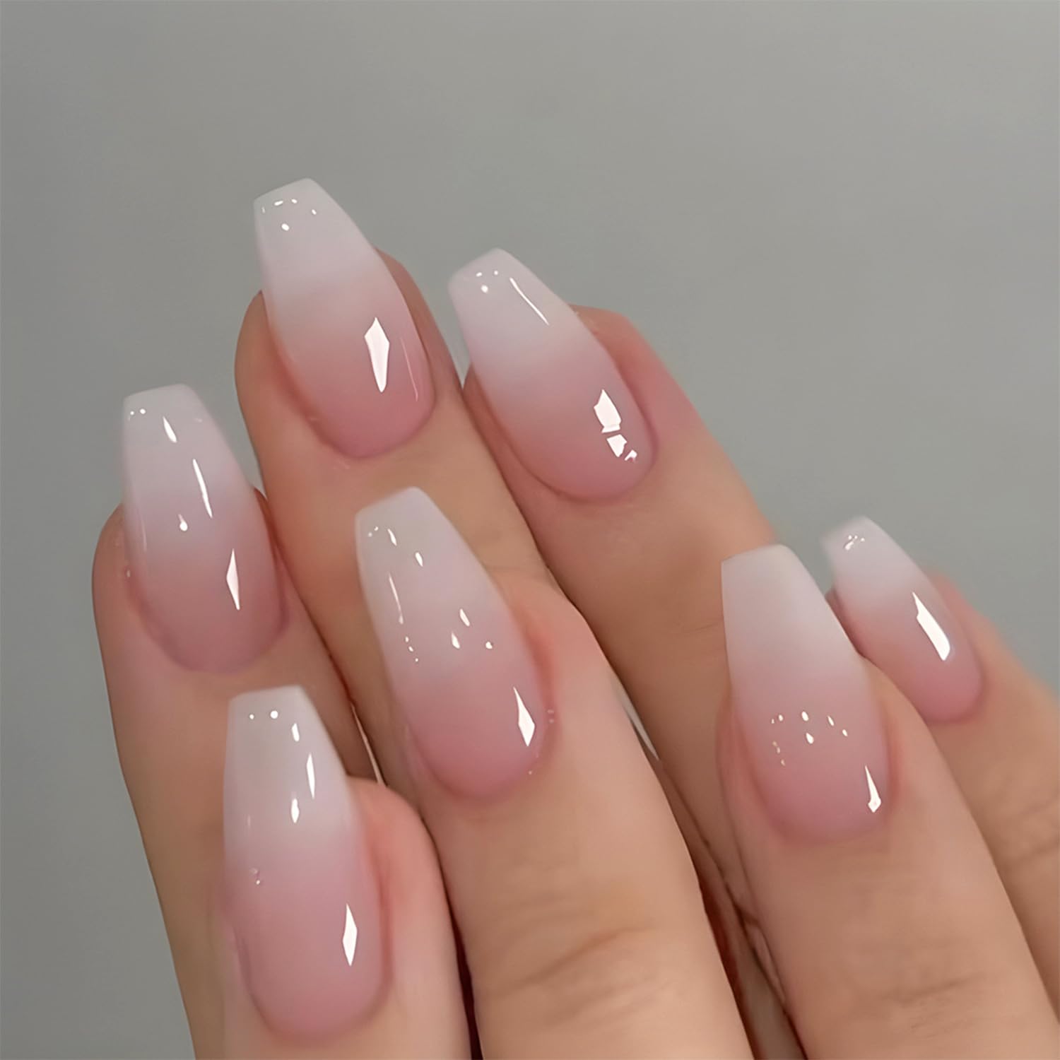 A Set Of 24 Glossy Short Coffi - Nail Art Quotes 评论和价格