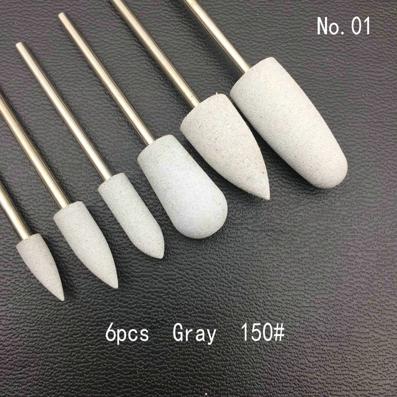 6pcs/set Rubber Silicon Nail D - Nail Drill Machine 评论和价格