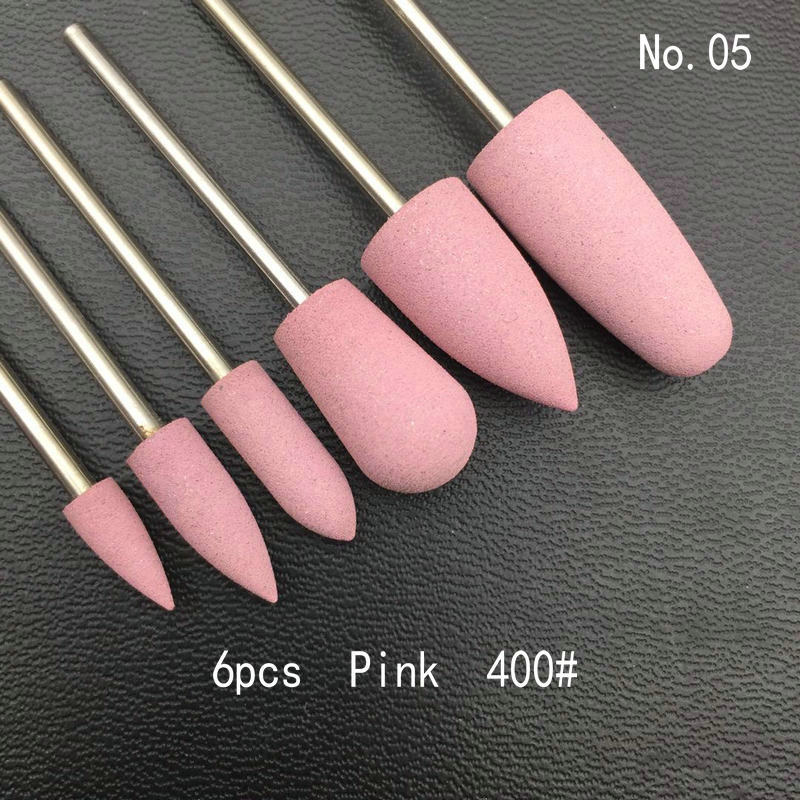 6pcs/set Rubber Silicon Nail D - Nail Drill Machine 评论和价格