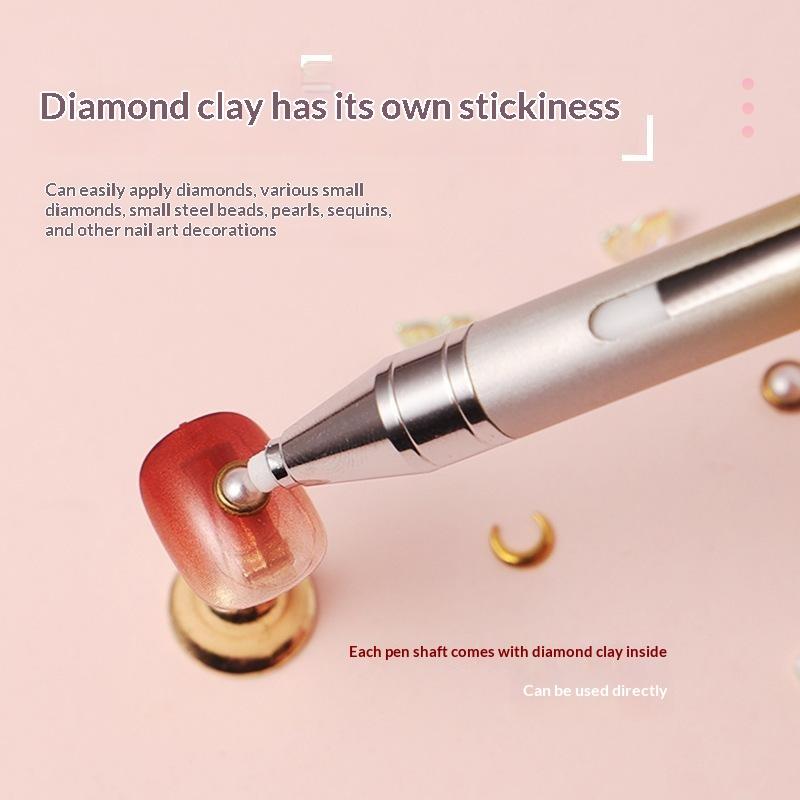Gradient Self-Adhesive Point D - Rhinestone Nail Gem 评论和价格