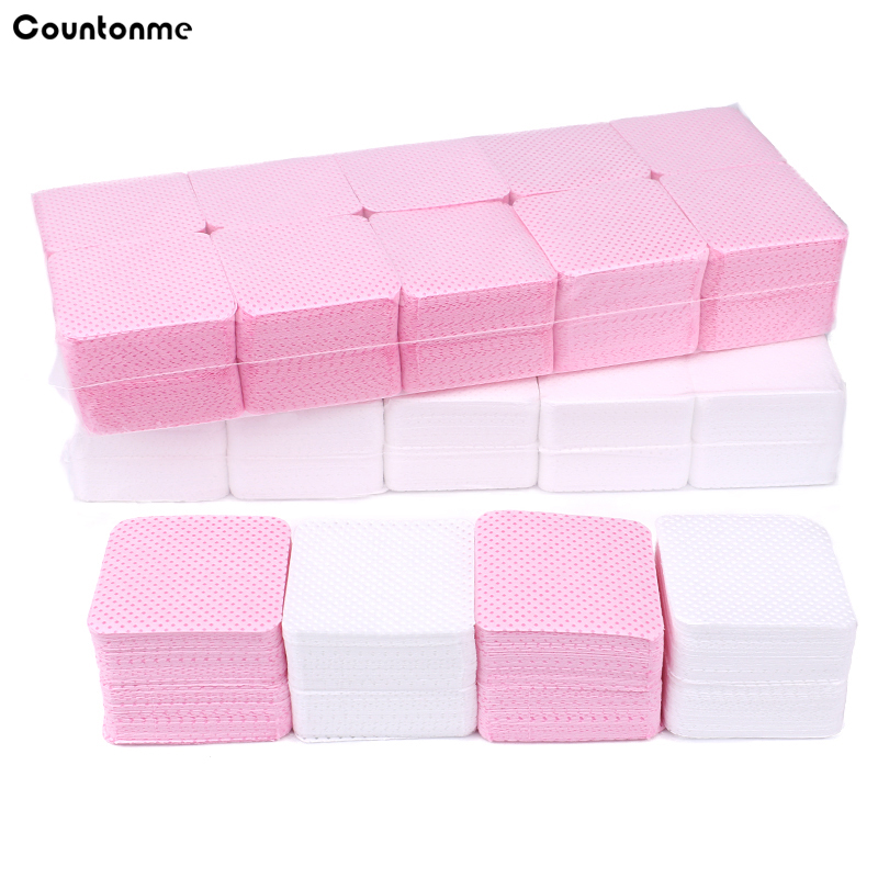 1000Pcs Cotton Nail Polish Rem - Nail Art Pink 评论和价格