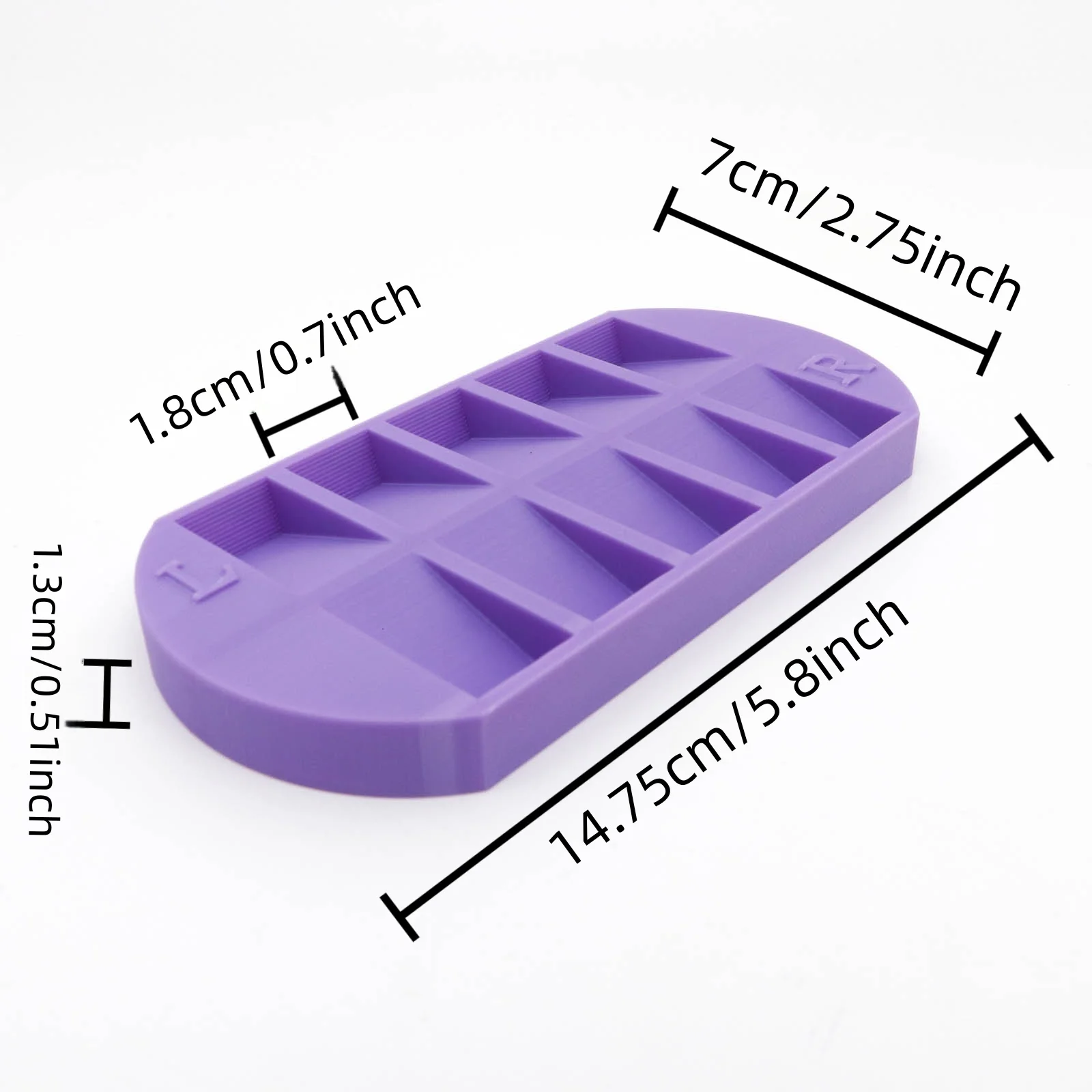 8-Grids Nail Tip Storage Tray  - Nail Art Quotes 评论和价格