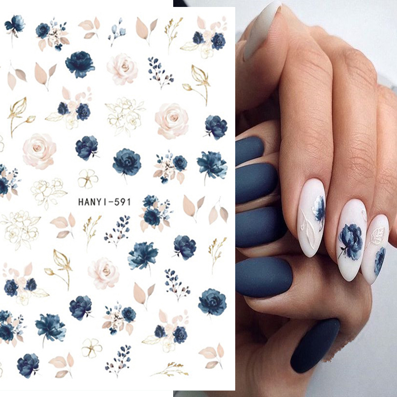 3d Nail Art Decals Elegant Whi - Nail Art Elegant 评论和价格