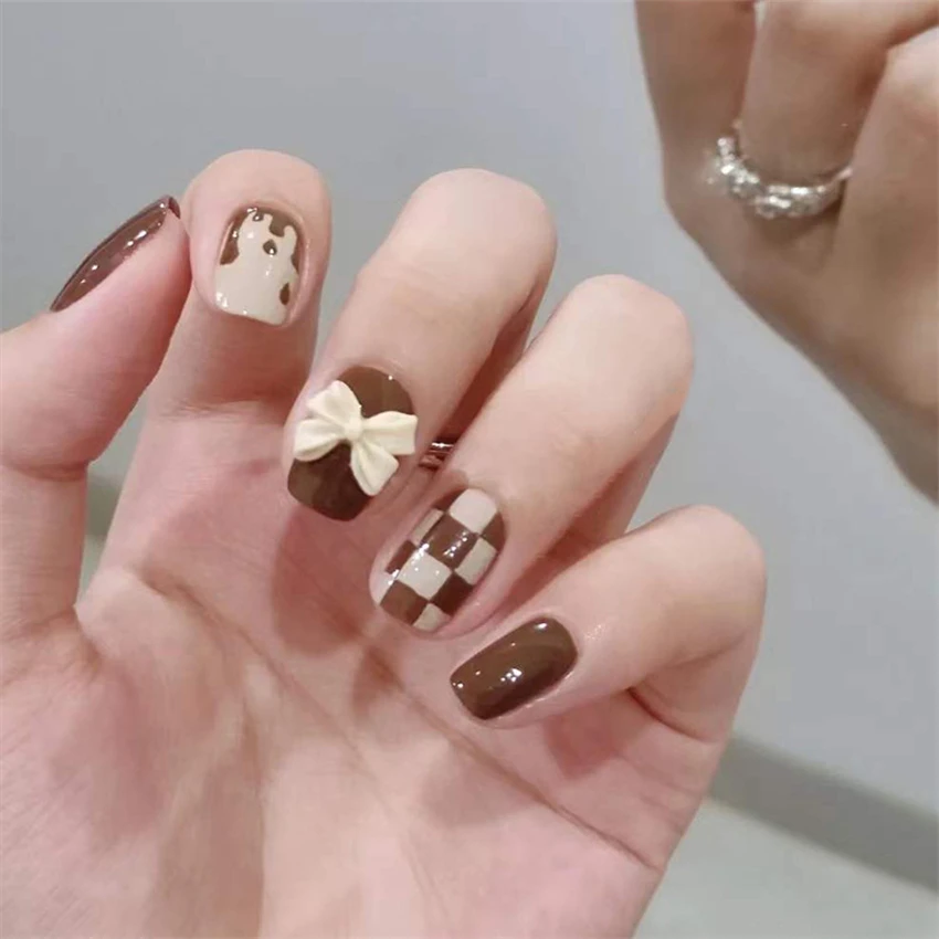 24Ps/Set Christmas Long Acryli - Nail Art Xmas 评论和价格