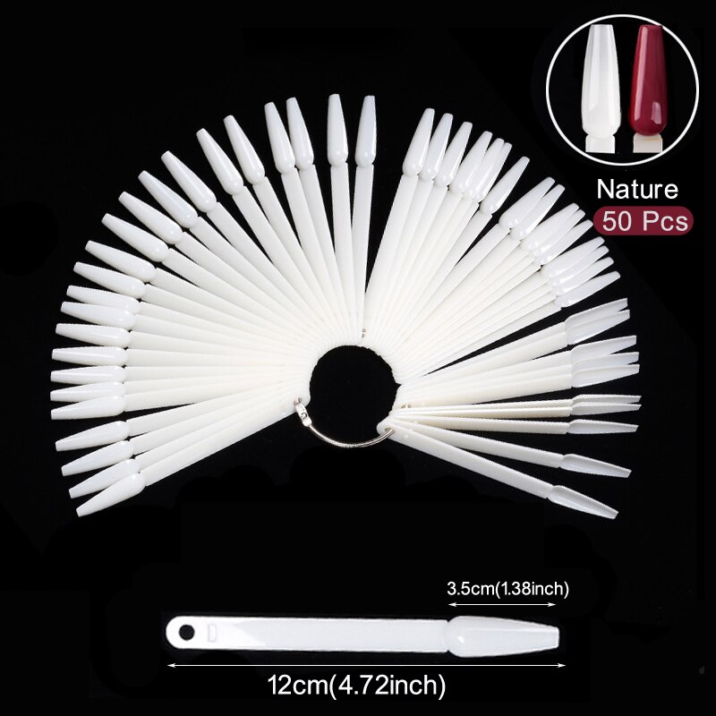 Nail Display Sticks Clear Natu - Nail Art Quotes 评论和价格