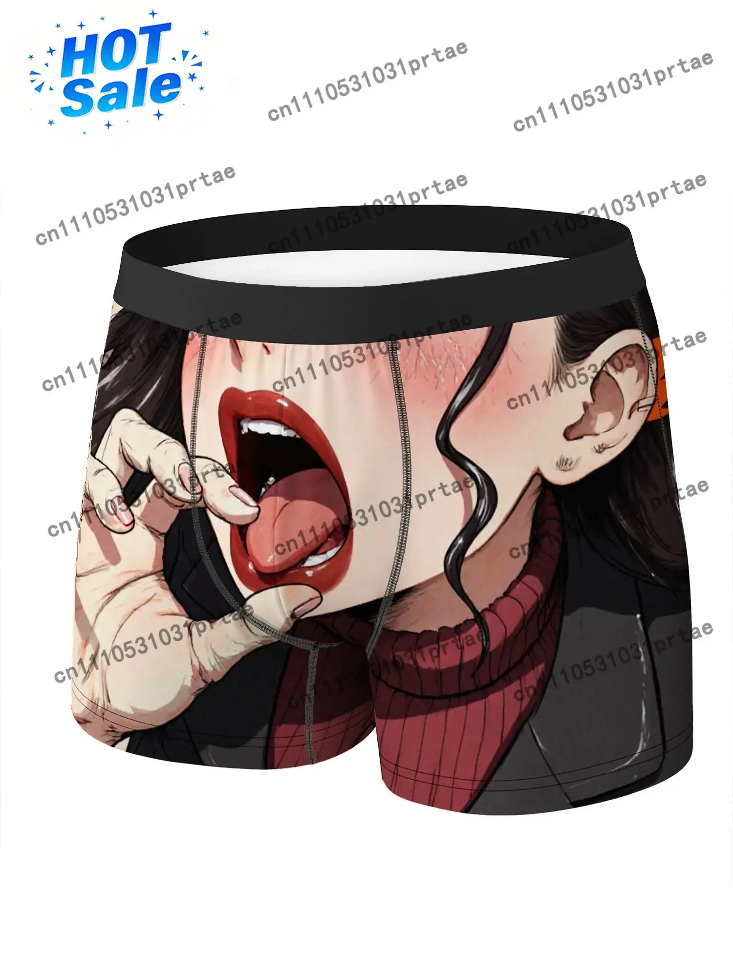 Men's Anime Manga Boxer Briefs - Nail Art Pink 评论和价格