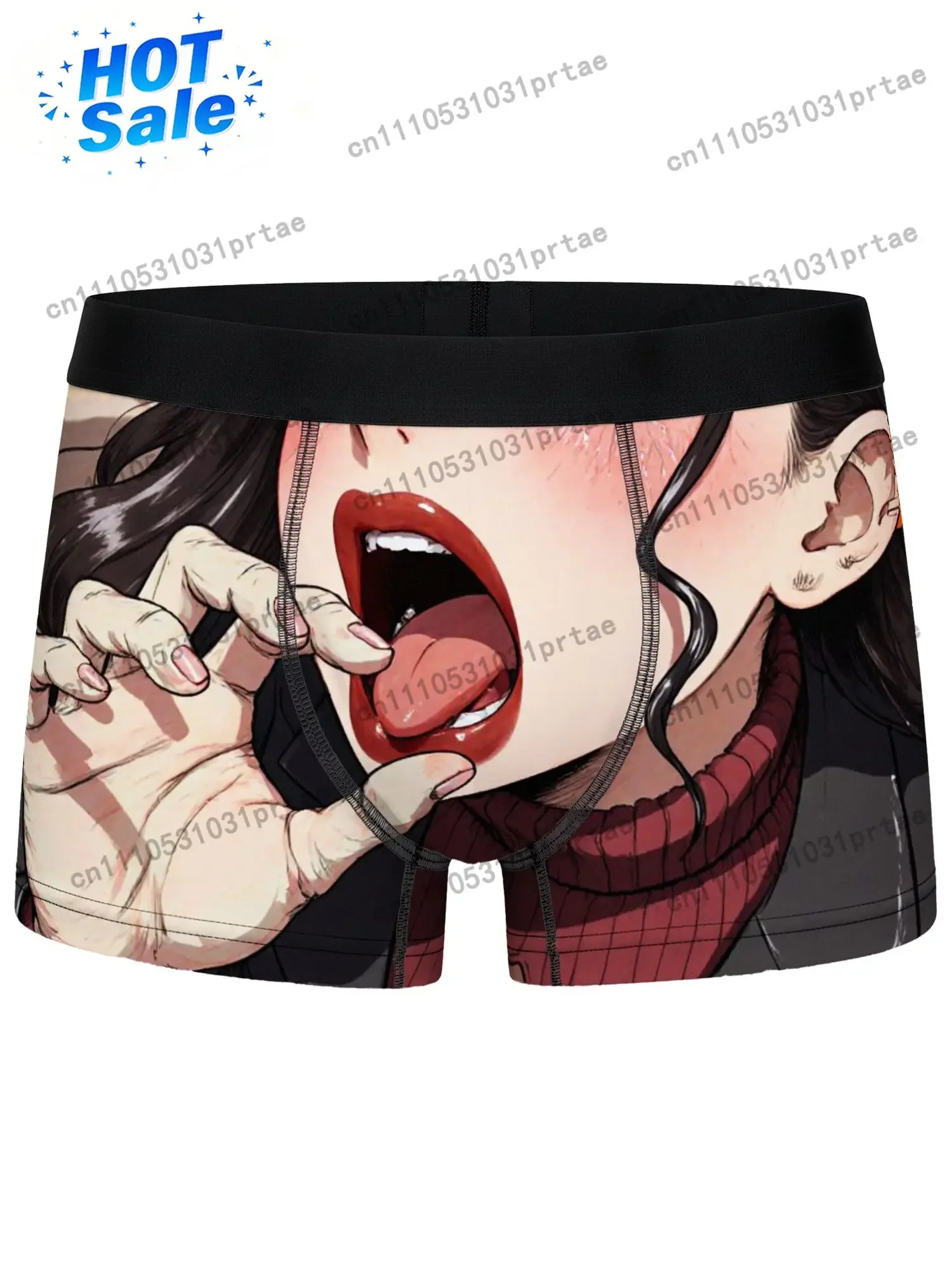 Men's Anime Manga Boxer Briefs - Nail Art Pink 评论和价格