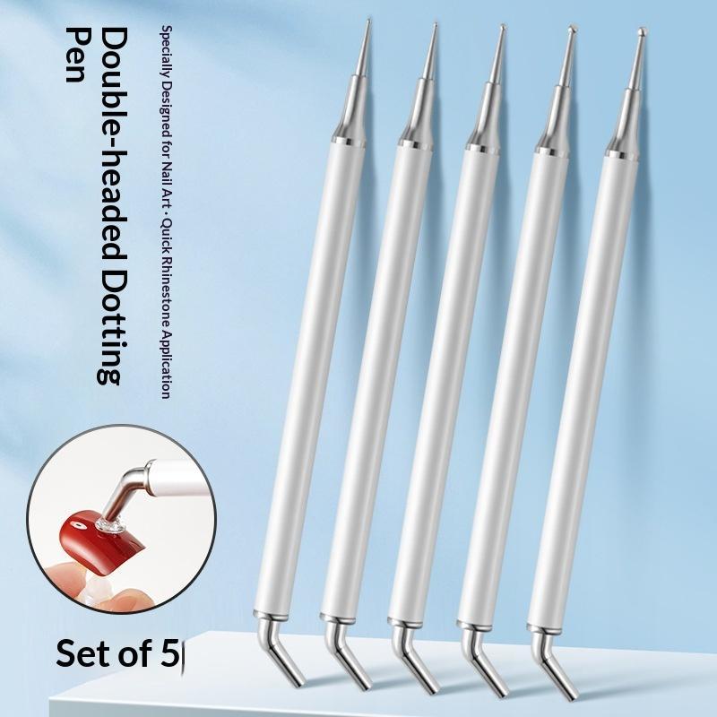 5Pcs Acrylic Handle Crystal St - Rhinestone Nail Gem 评论和价格