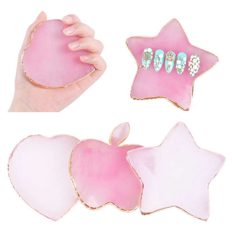 Resin Agate Stone Nail Art Pal - Nail Art Quotes 评论和价格