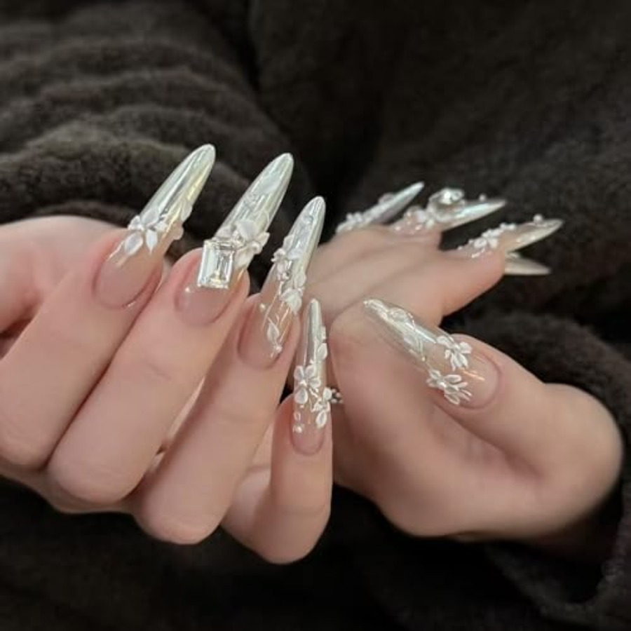 3D Flowers Nail Mold, Flower S - Nail Art Elegant 评论和价格