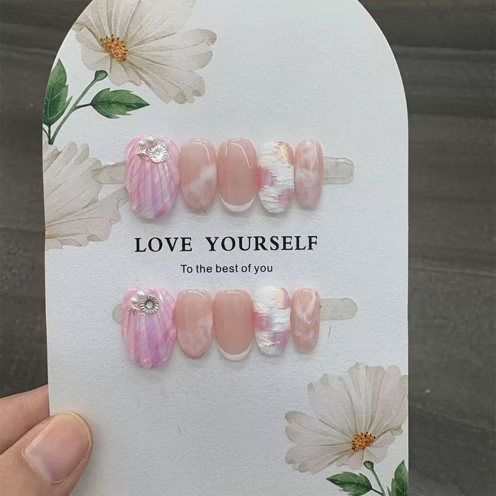 Gentle Elegant Hand Drawn Flow - Nail Art Elegant 评论和价格