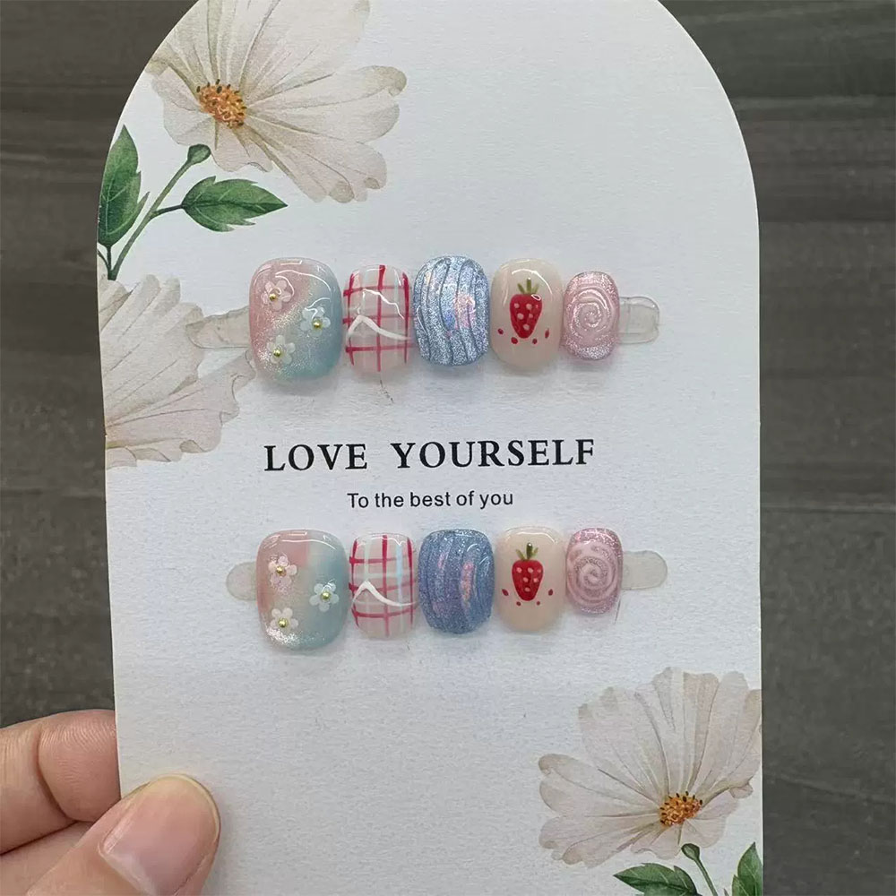 Gentle Elegant Hand Drawn Flow - Nail Art Elegant 评论和价格