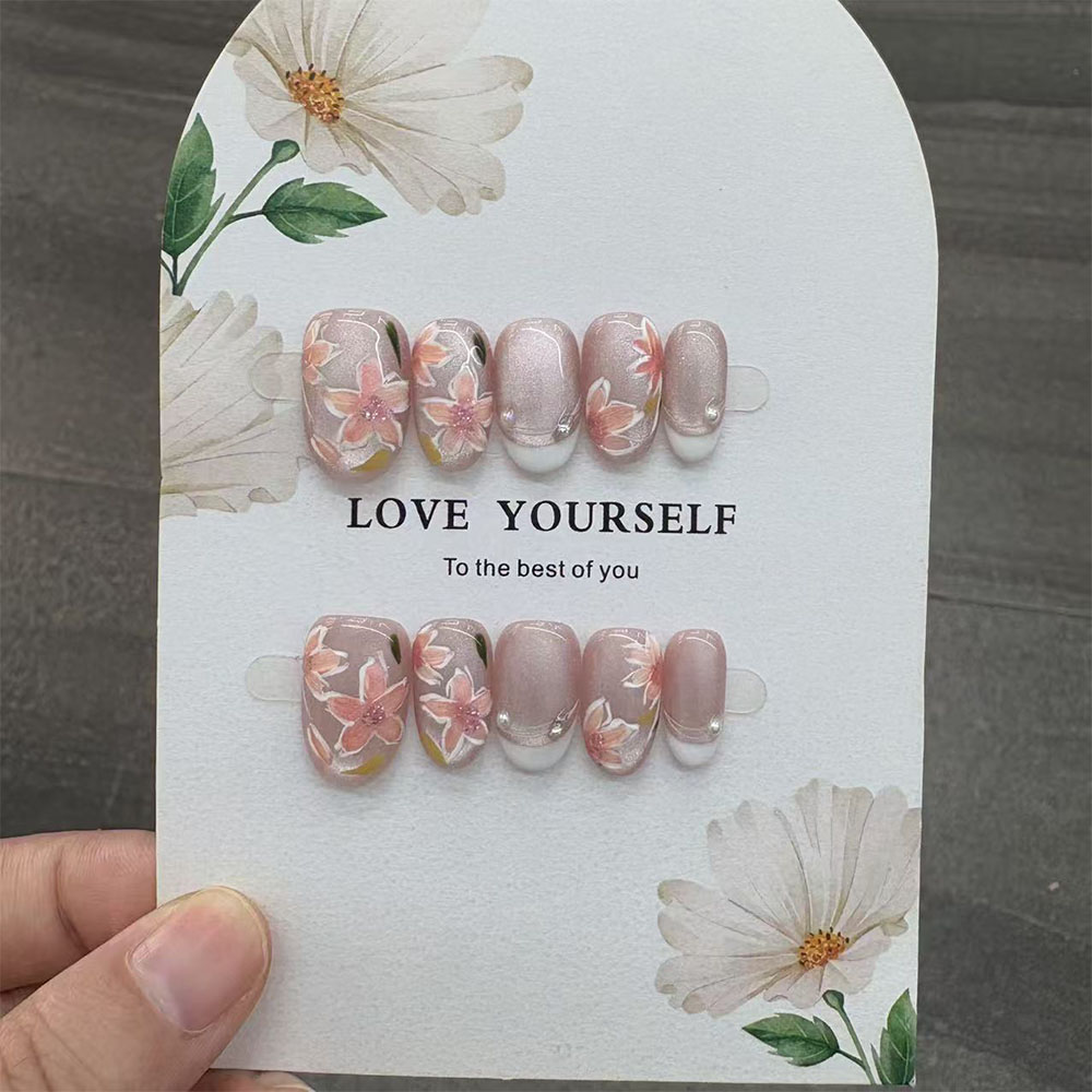 Gentle Elegant Hand Drawn Flow - Nail Art Elegant 评论和价格