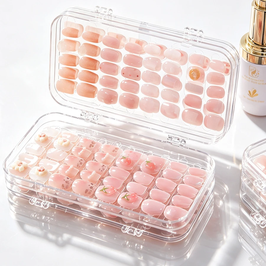 Clear Foldable Press On Nail S - Nail Art Quotes 评论和价格