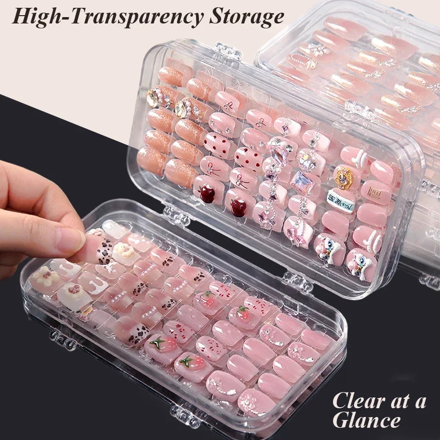 Clear Foldable Press On Nail S - Nail Art Quotes 评论和价格