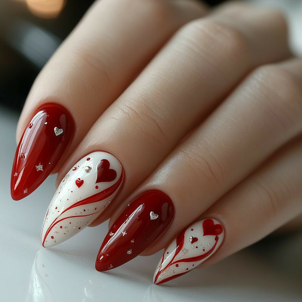 Short Medium fake nails for wo - Nail Art Pink 评论和价格