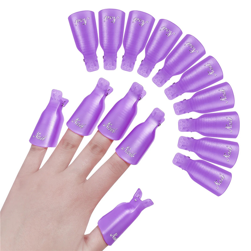 10Pcs Plastic Acrylic Nail Art - Nail Art Ideas 评论和价格