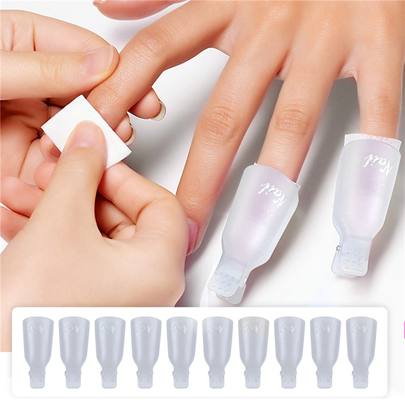 10Pcs Plastic Acrylic Nail Art - Nail Art Ideas 评论和价格