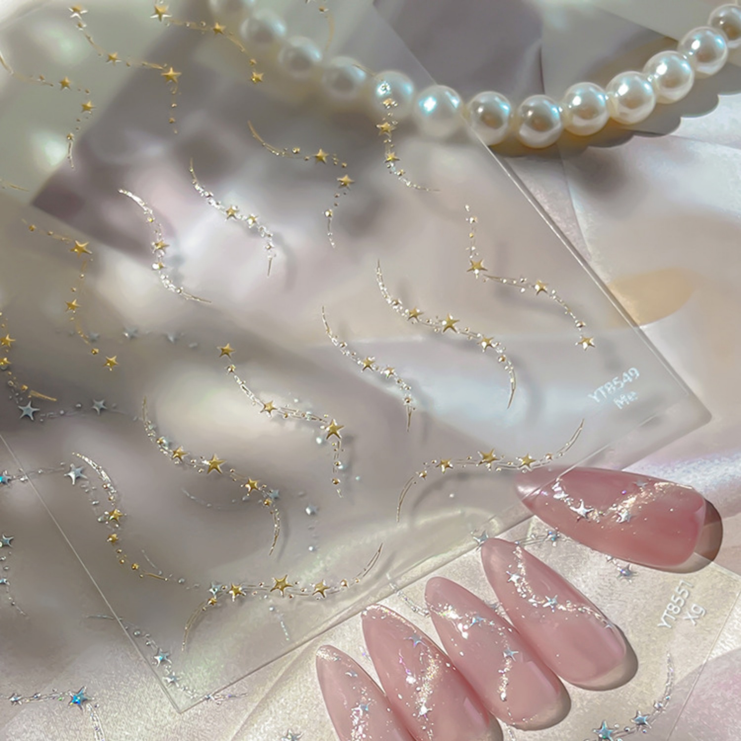 Elegant French 5D Nail Art Sti - Nail Art Elegant 评论和价格
