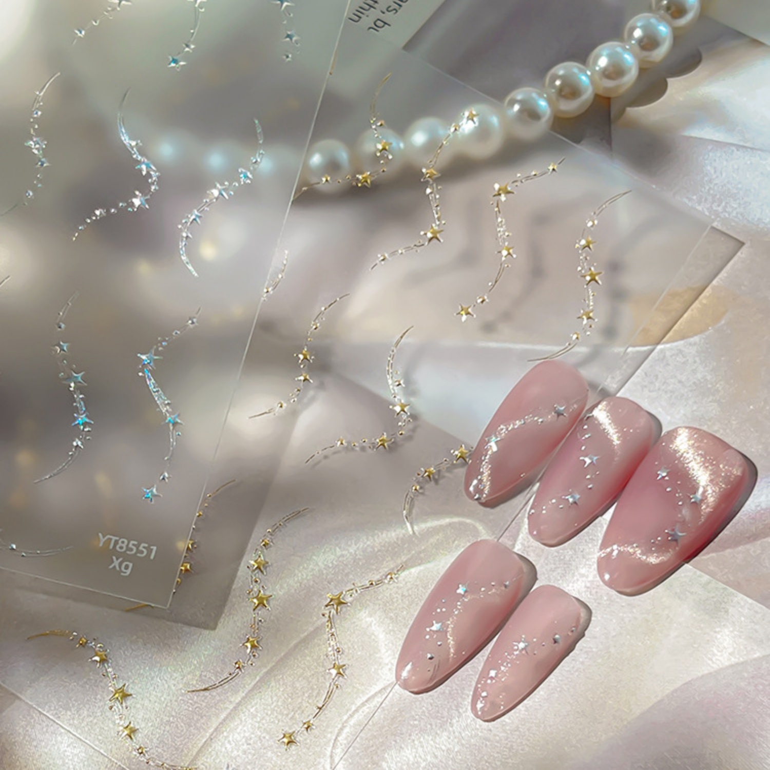 Elegant French 5D Nail Art Sti - Nail Art Elegant 评论和价格
