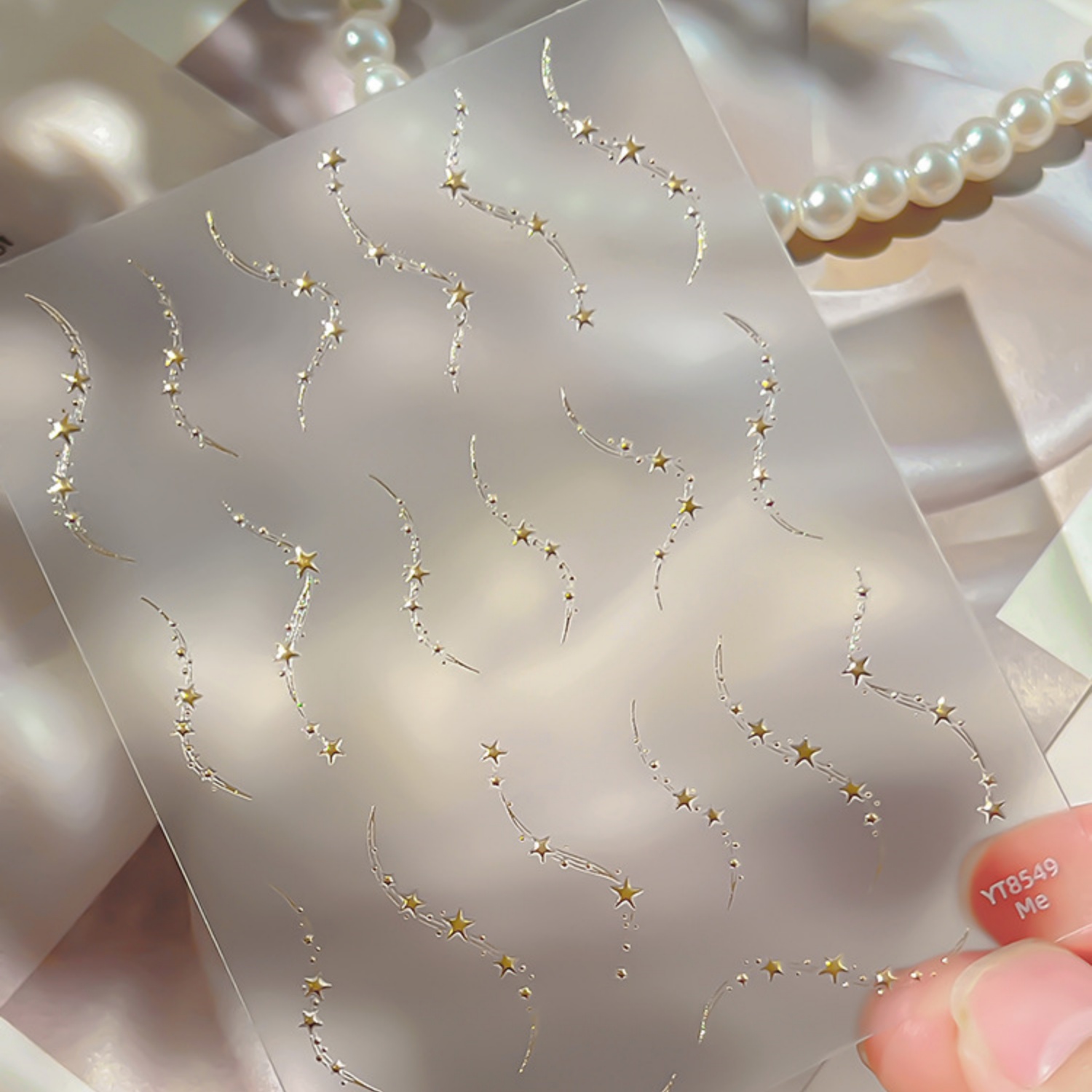Elegant French 5D Nail Art Sti - Nail Art Elegant 评论和价格
