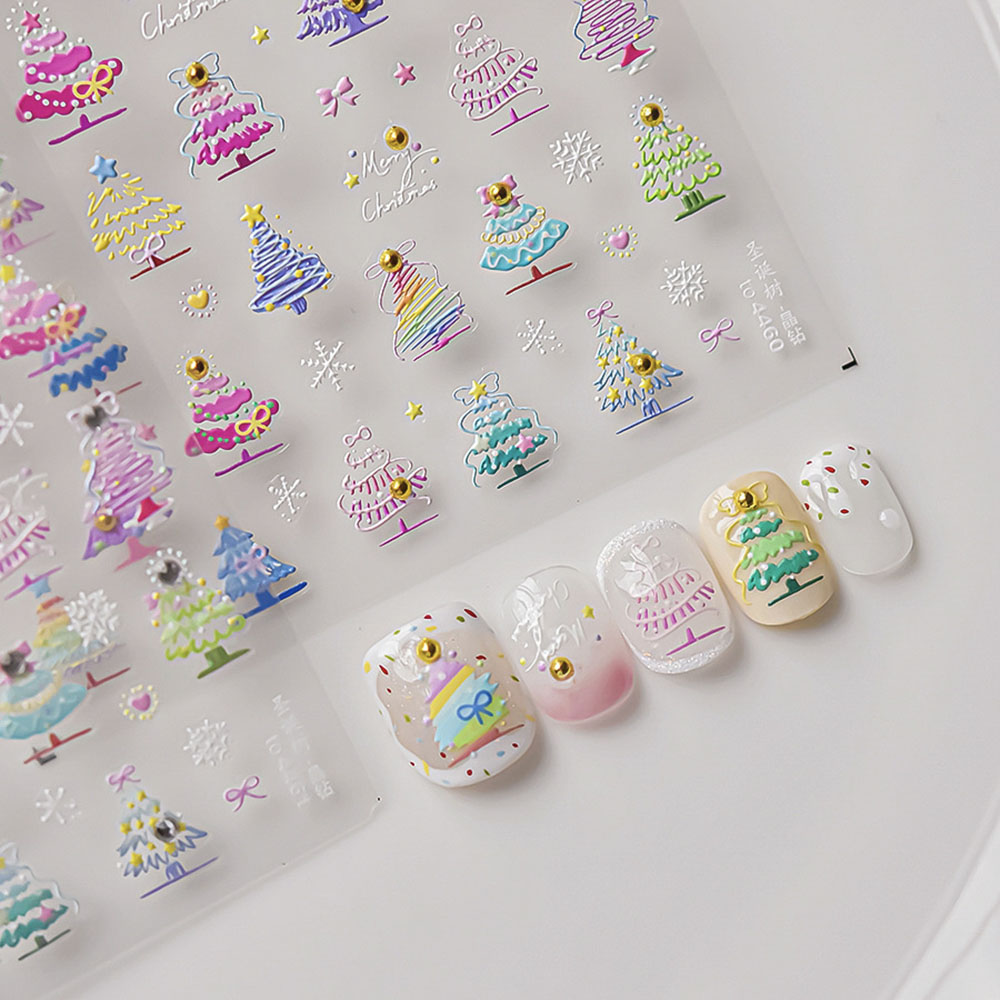 Christmas Nail Art Stickers De - Nail Art Xmas Stickers 评论和价格