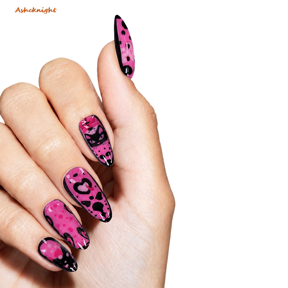Movie Grease the Pink Cosplay  - Nail Art Pink 评论和价格