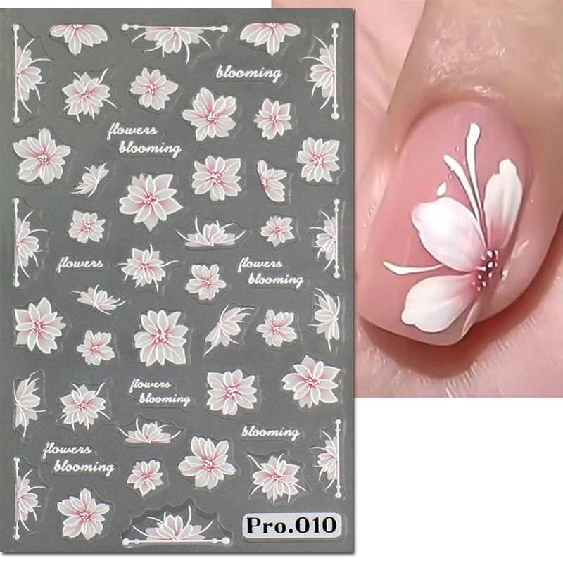 5d Embossed Nail Art Stickers  - Nail Art Rose Gold 评论和价格